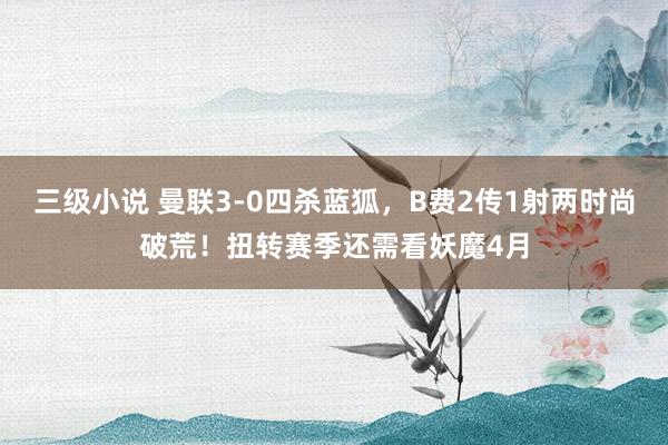 三级小说 曼联3-0四杀蓝狐，B费2传1射两时尚破荒！扭转赛季还需看妖魔4月